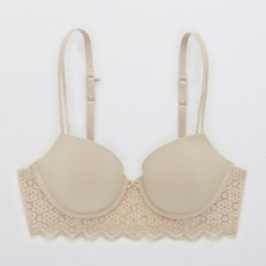NWT Aerie real happy demi lightly lined bra